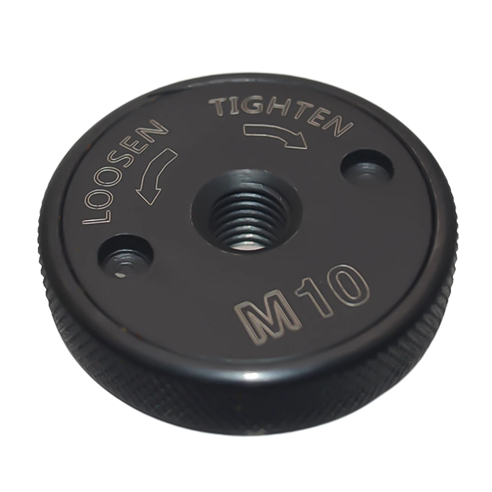 Imagem -04 - Auto-bloqueio Pressionando Placa M10 M14 11 Thread Angle Grinder Quick Release Flange Nut Clamping Power Chuck