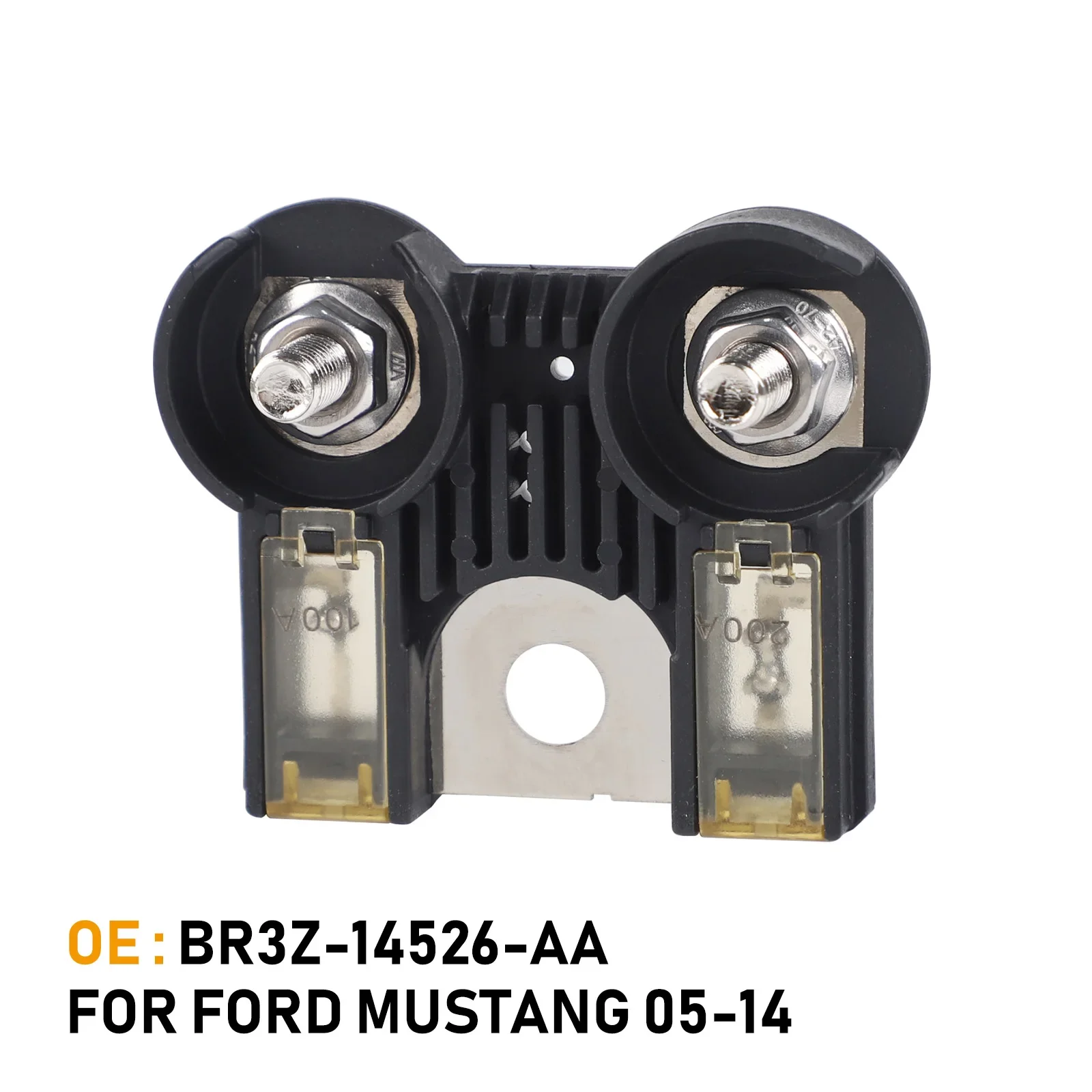 CNSPEED بطارية فيوز محطة مع المكسرات 200Amp/100Amp لفورد موستانج 2005-2014 BR3Z14526AA سيارة يستبدل كابل البطارية الصمامات