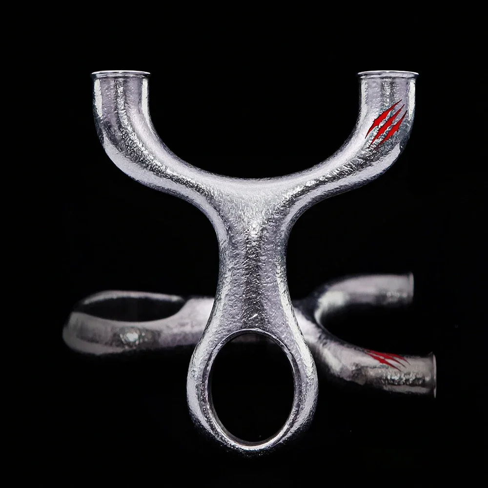 Orange Peel All-metal Slingshot High-precision High-power Outdoor Competition Special Slingshot Made Of Stainless Steel