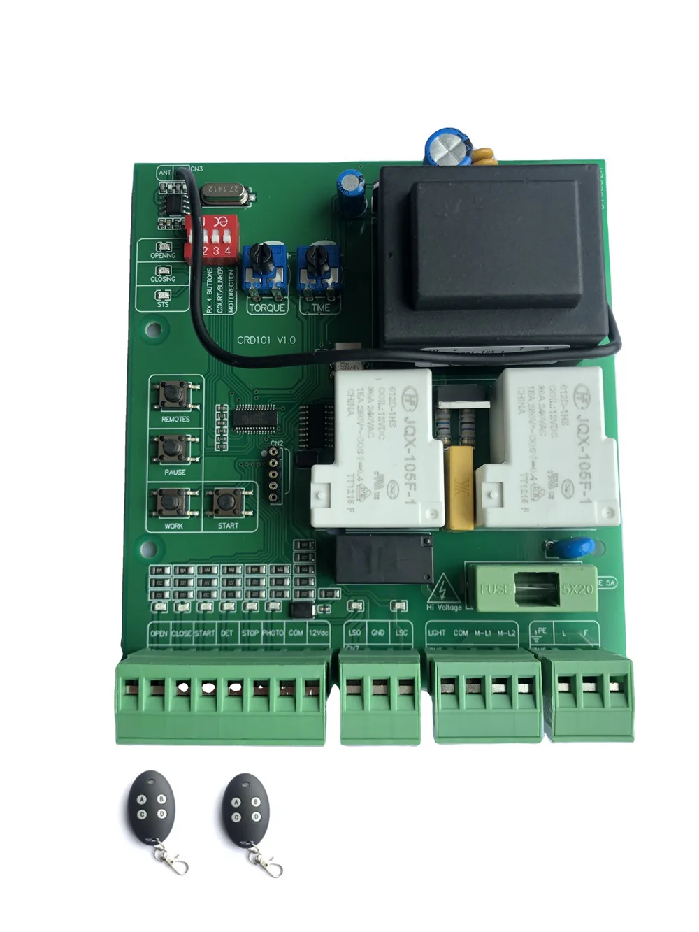 

Versions of Sliding Gate Motor Opener Motherboard Replaced Circuit Board 433.92Mhz Rolling Code Remote
