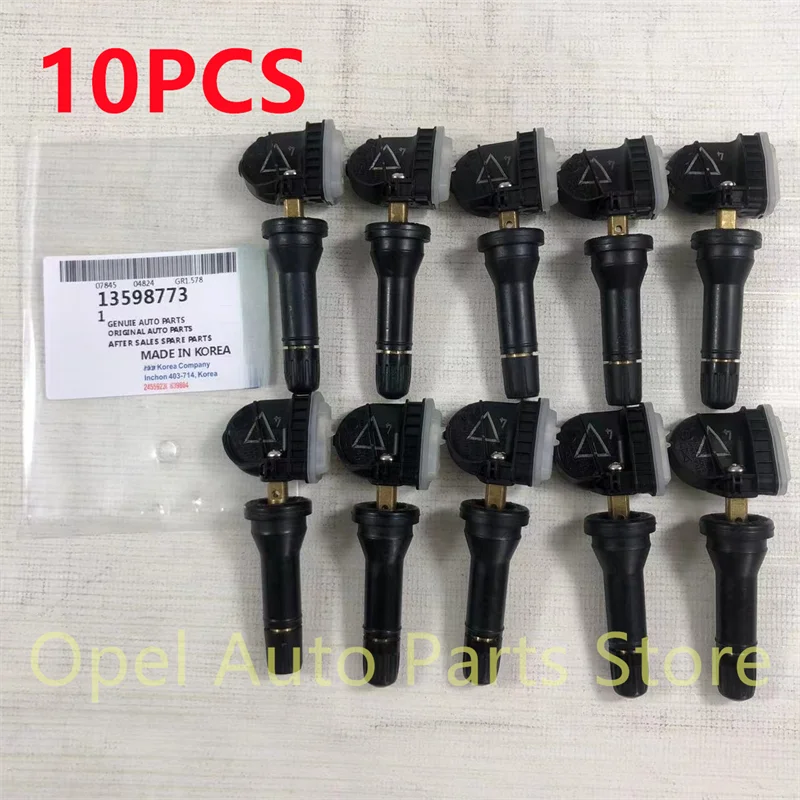 10PCS 13598773 TPMS 433MHZ Tire Pressure Sensor for Cadillac XT4/3/5 Opel Antaral Mokka Astra Vauxhall Antara Chevrolet Traverse