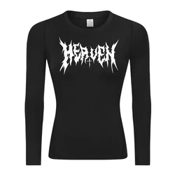 Graphic Long Sleeve Compression Shirt for Women Christian Athletic Yoga Running T-Shirt Spring Fall Gym Workout Training Tops