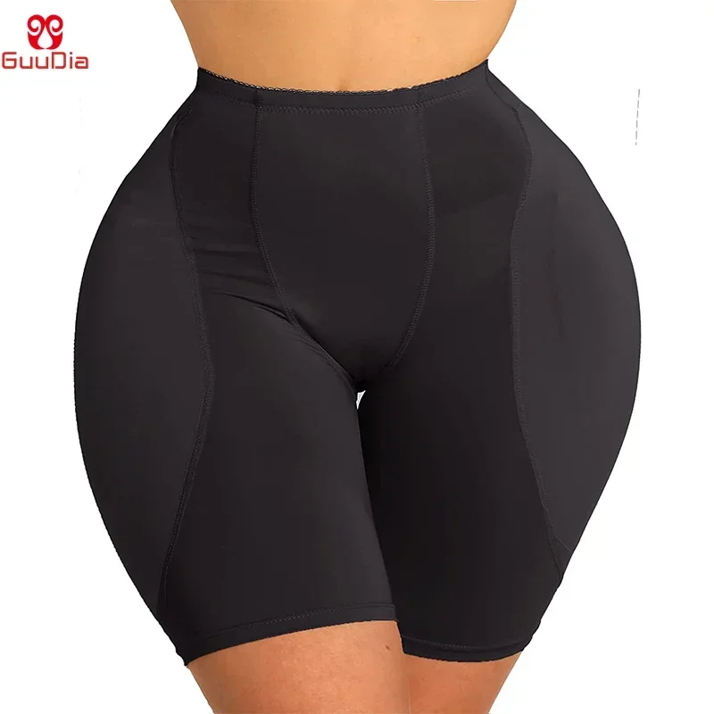 GUUDIA Hip Butt Enhancer Butt Lifter wyściełane majtki Pad bielizna modelująca dół wzmocnienie 6XL Hip Dip gładkie damskie majtki modelujące sylwetkę
