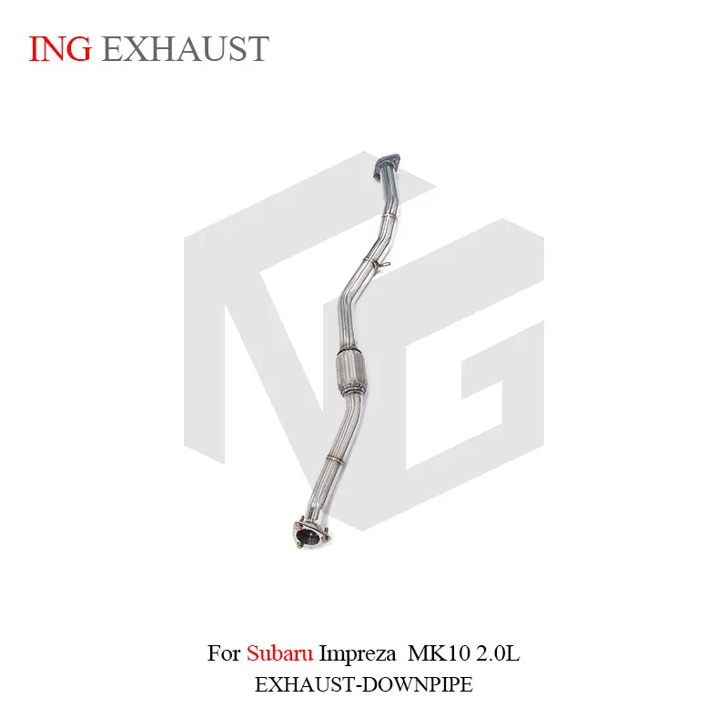 

ING Exhaust System High Flow Performance Downpipe For Subaru Impreza MK10 2.0L Car Accessories With Cat Pipe