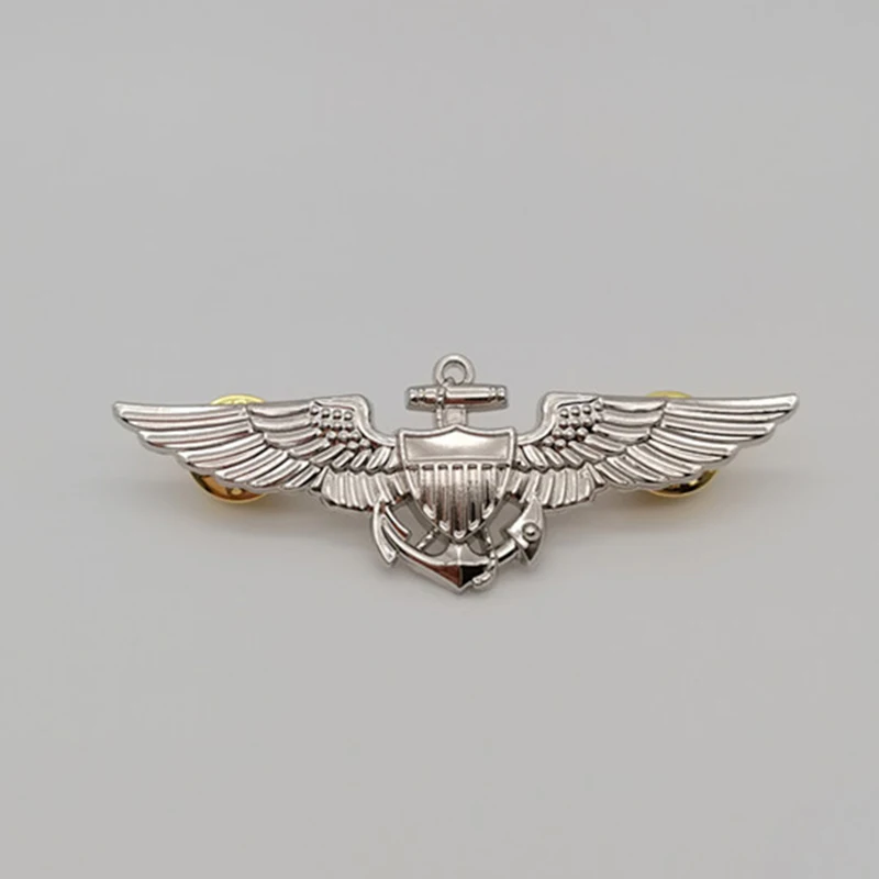 US Navy-Marines Pilot Aviator Metal Wings Pin Badge Brooch Military