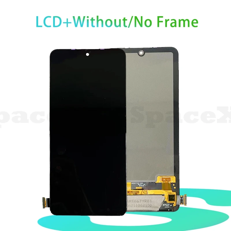 6,67 "AMOLED dla Redmi Note 10 Pro 4G wyświetlacz LCD dotykowy Digitizer zgromadzenie wymiana części telefonu ekran Redmi Note 10 Pro 4G lcd