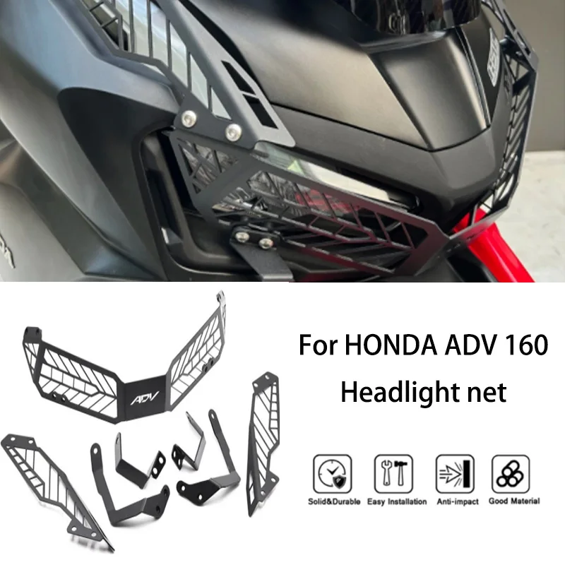 MTKRACING for HONDA ADV 160 2022 Headlight Net Headlight cover protector headlight grid grille cover