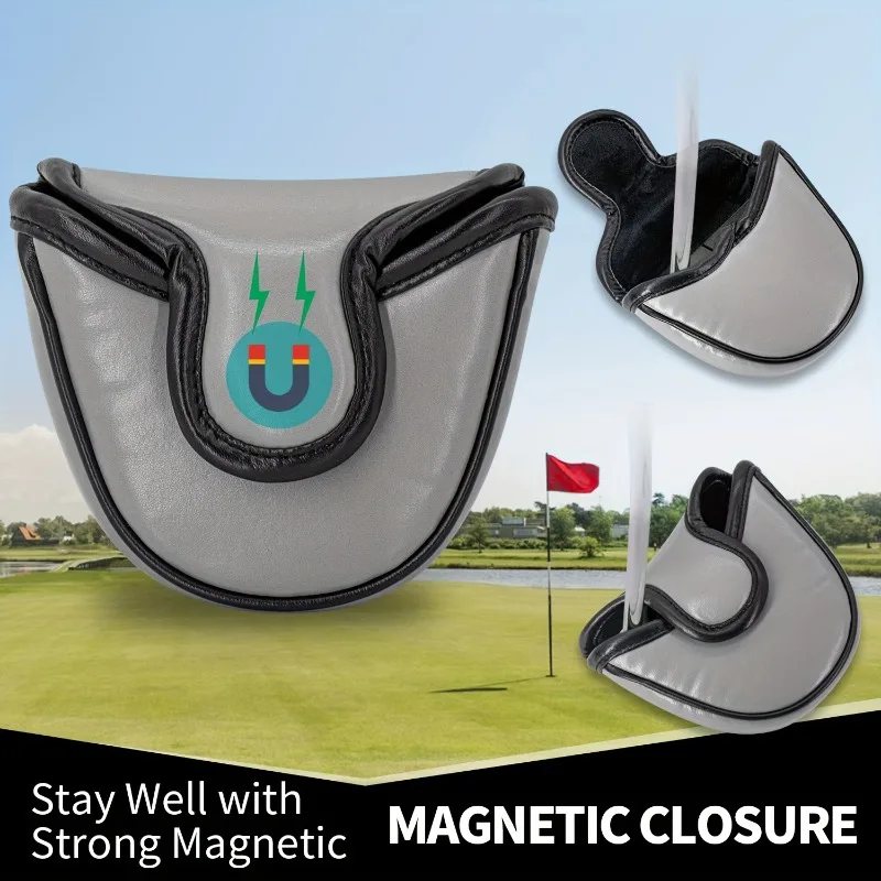 غطاء رأس نادي الجولف ذو عين واحدة، غطاء حماية لقضيب الدفع، أنيق مقاوم للغبار والخدش، يحمي نوادي الجولف #4