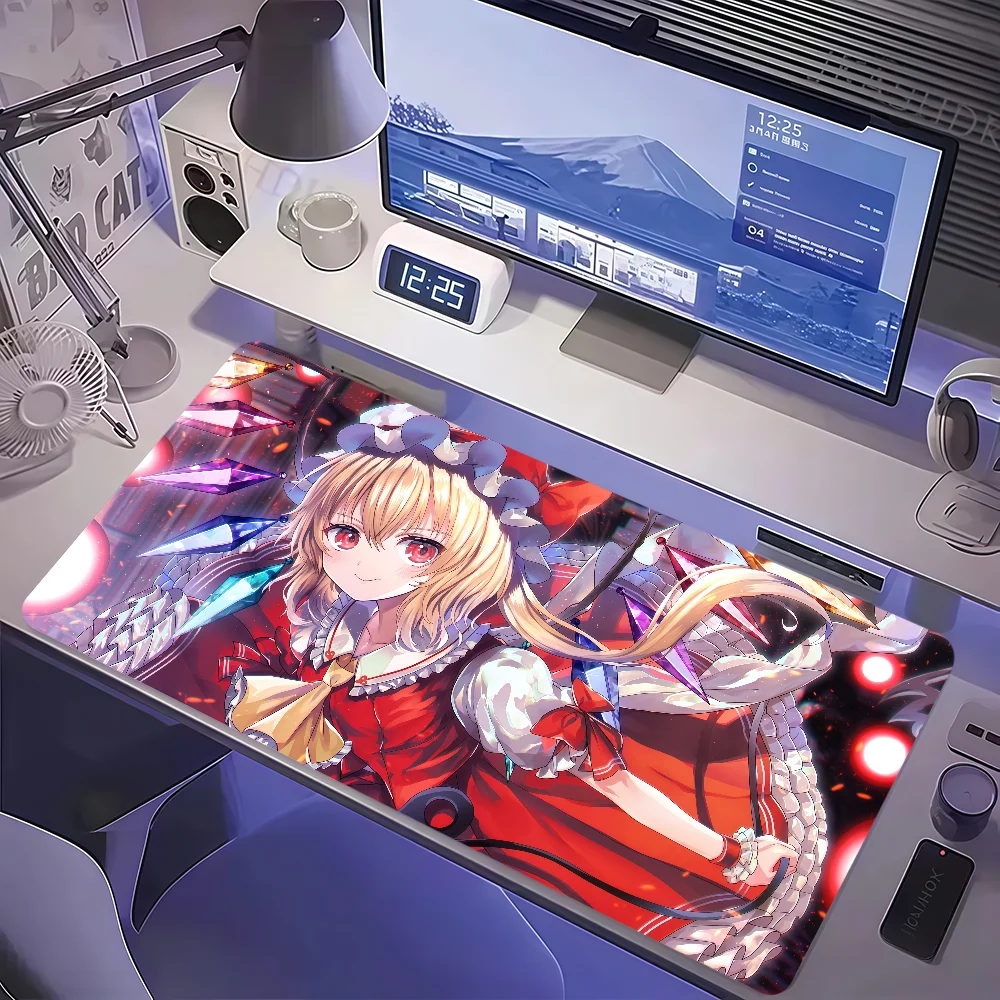 Touhou Project Flandre Scarlet Mouse Pad Non-slip Thickened MousePad Large Writing Lockedge Office Student Gaming Cushion
