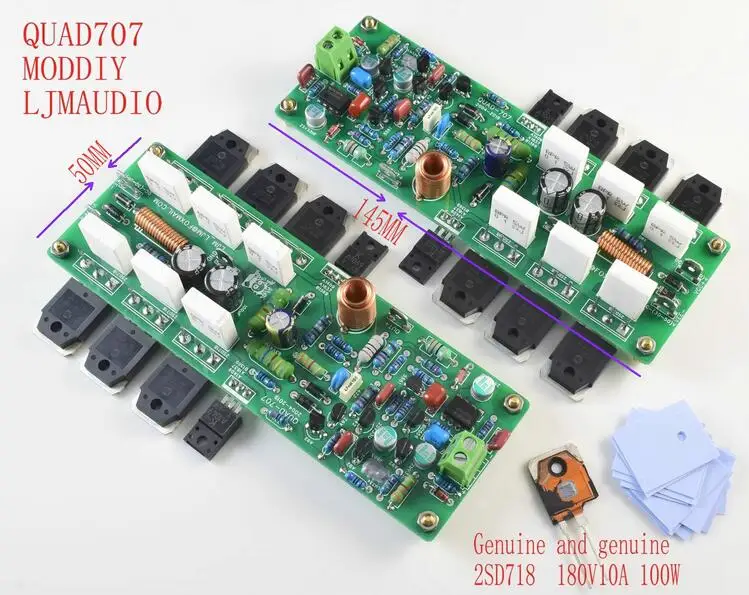 125W*2HIFI stereo Finished Amplifier Board/amplifier kit Referring to QUAD 707 circuit