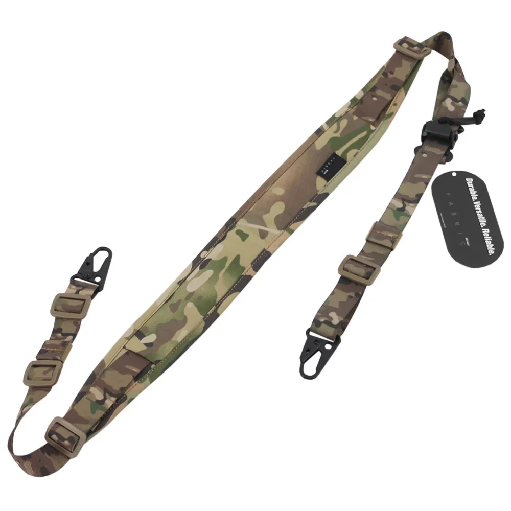 Tactical Rifle Sling Removable Modular 2 Point Sling Padded Combat Shooting Gun Sling Hunting Strap