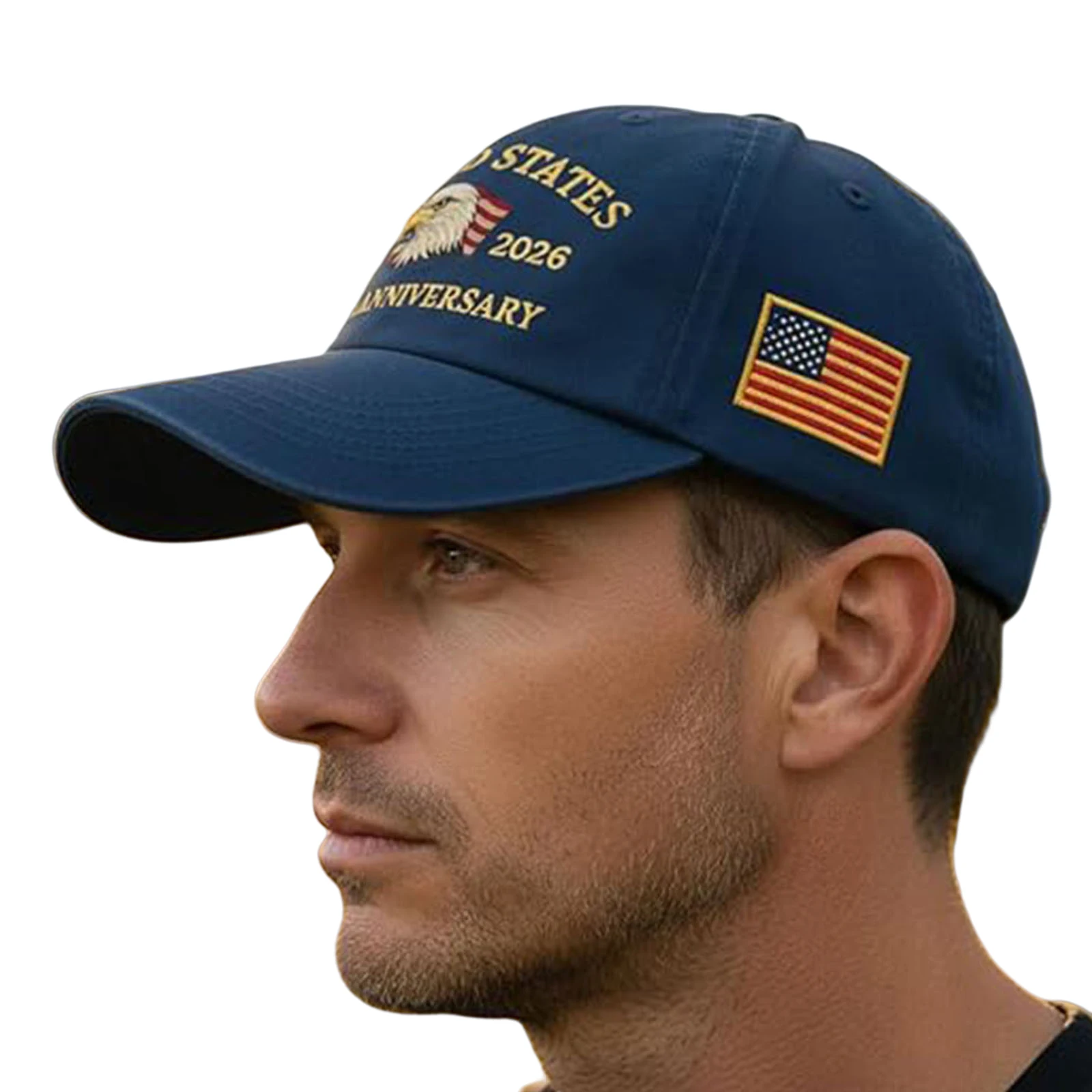 الولايات المتحدة 250th الذكرى في الهواء الطلق قبعة الشمس تنفس مريحة الشمس قناع قبعة قابل للتعديل الرجعية المطبوعة قبعة بيسبول للنساء الرجال #5