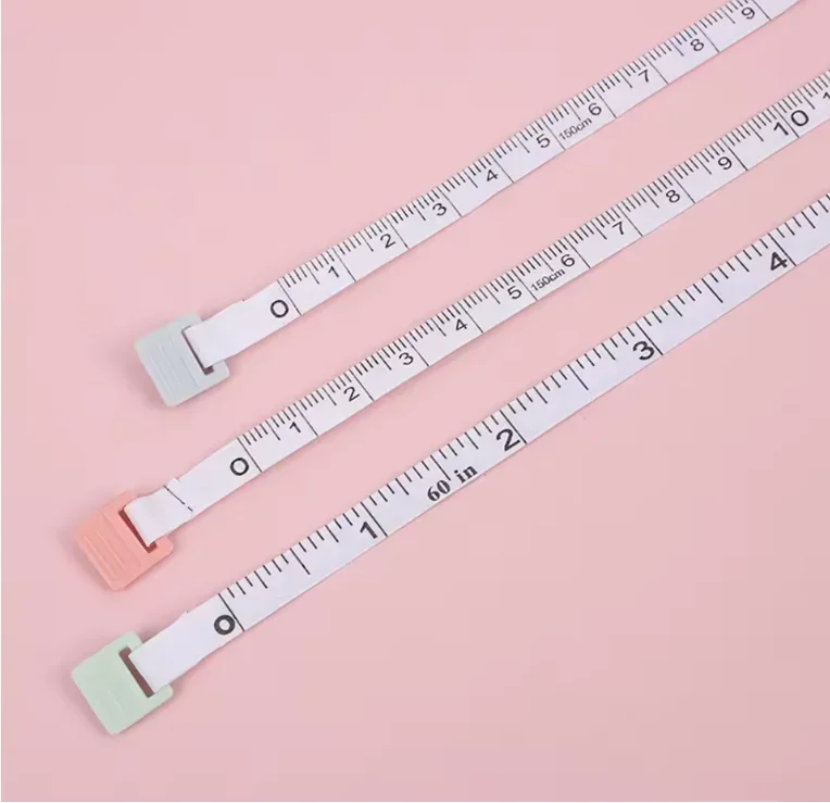 Mini Retractable Soft Tape Measure (1.5M) Multi-Function Home Measuring Tape for Body (Waist/Bust) & Clothing (Cute Portable)