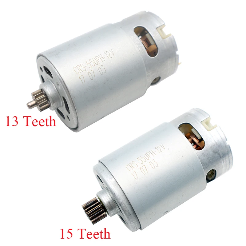 Electric Tool Accessories DC Motor Gear 13 15 Teeth For Bosch 10.8V 12V GRS1080 GSR12-2-Li GSR120-LI GSR10.8-2-Li GSB120-LI