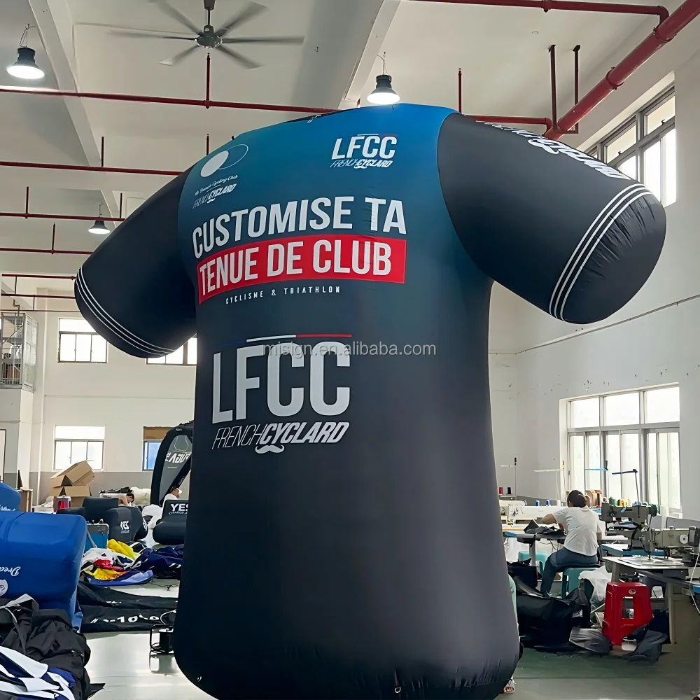 Easy Setup Inflatable T-shirt Inflatable Advertising Costume Clothing Sport Outdoor Commercial Inflatable Tents