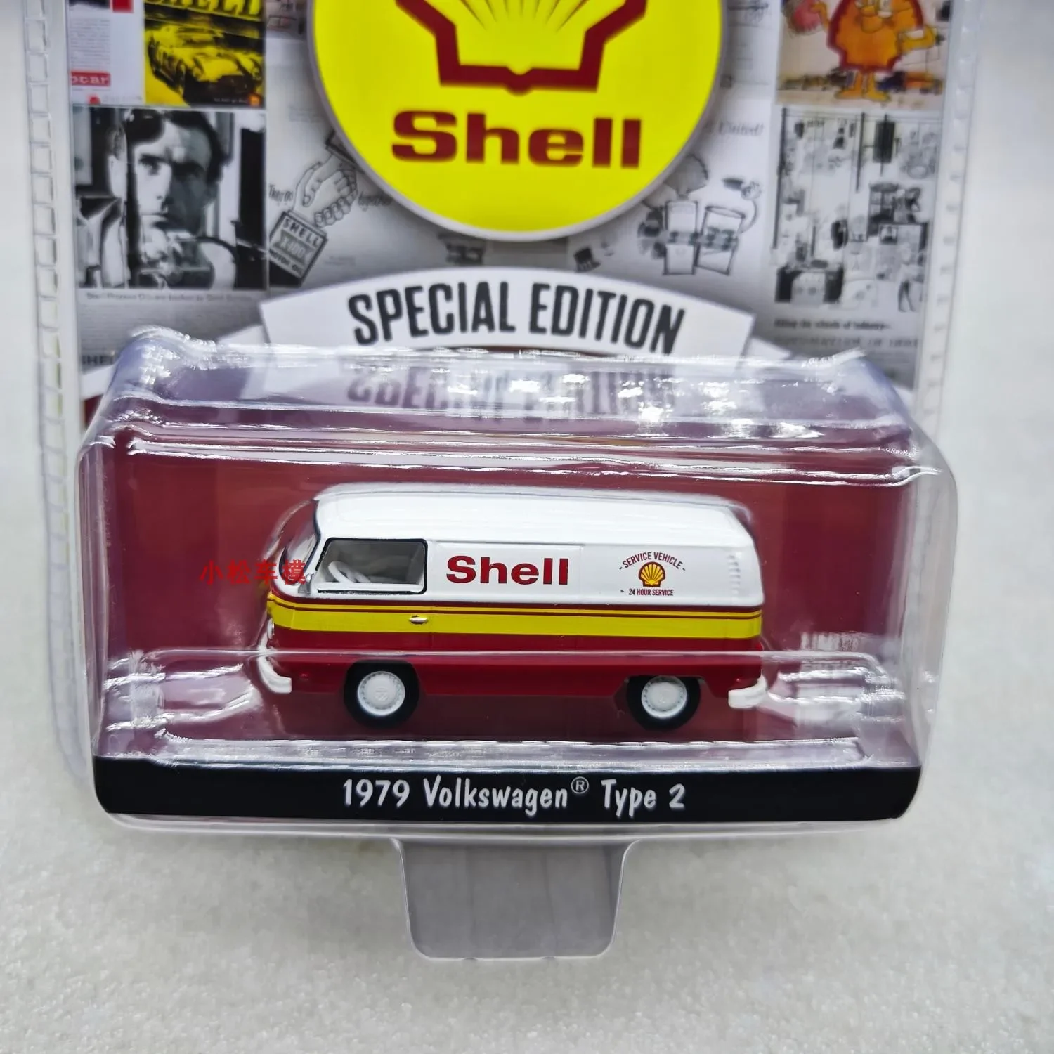

GreenLight 1:64 1979, Volkswagen Type 2, фургон с высокой имитацией сплава, модель автомобиля, мини-игрушка, коллекция, подарок
