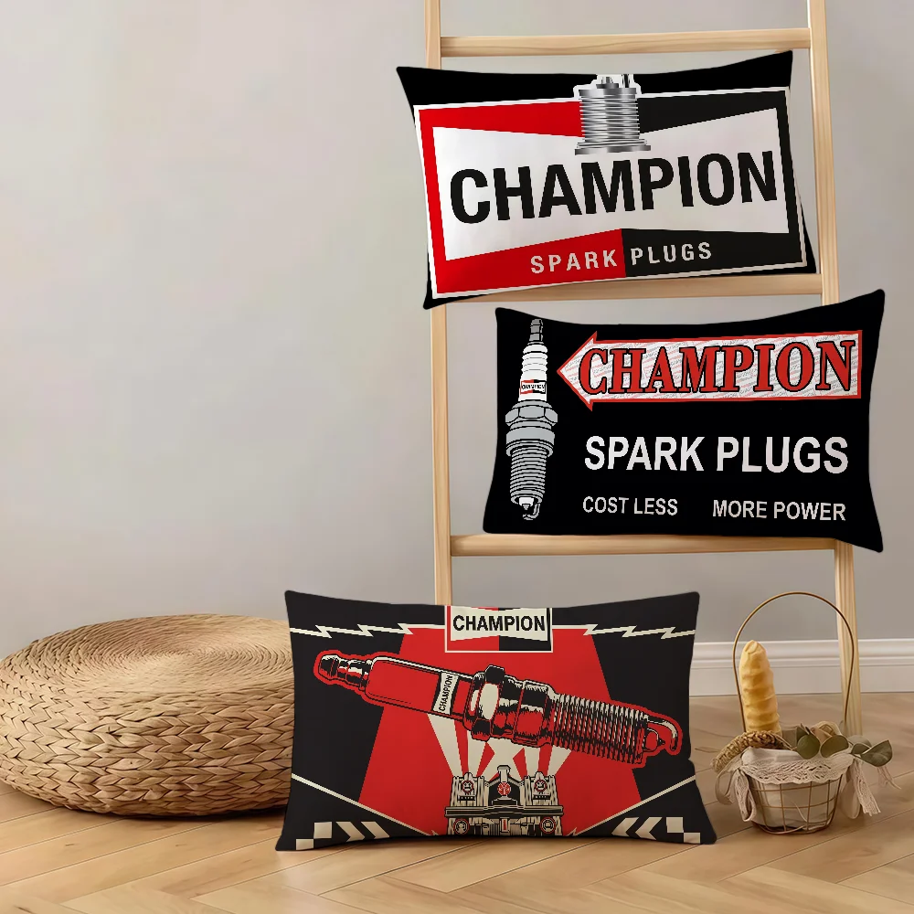 C-Champion S-Spark P-Plugs cushion cover Rectangle Pillow Cover Hit Product Comfortable Warm Bedding Party Gift