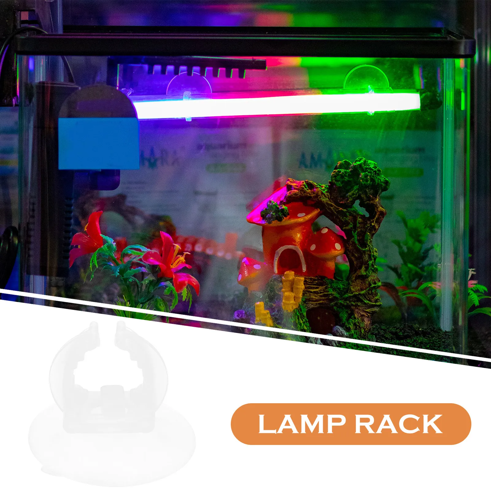 6 piezas de soporte de silicon - Aquarium Plant Light reseña y precio