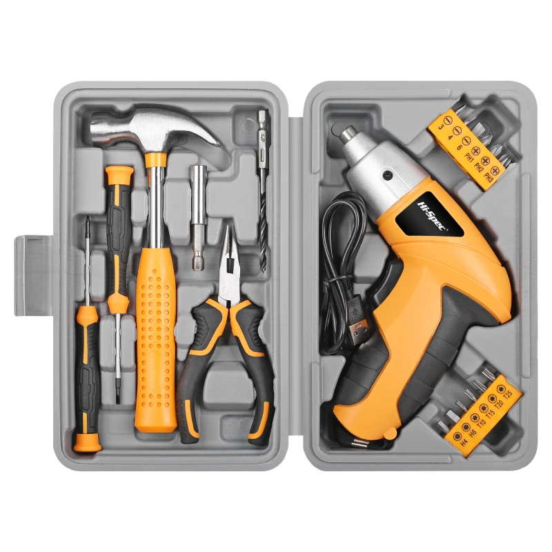 

Electric screwdriver rechargeable household set small screwdriver multifunctional lithium battery batch maintenance hardware