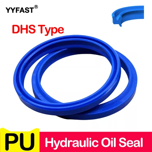 Anillo de sellado de aceite de cilindro hidráulico de poliuretano 11,2x19,2x4,5x6mm 12x20x4,5x6mm junta de anillo de sellado de eje tipo DHS