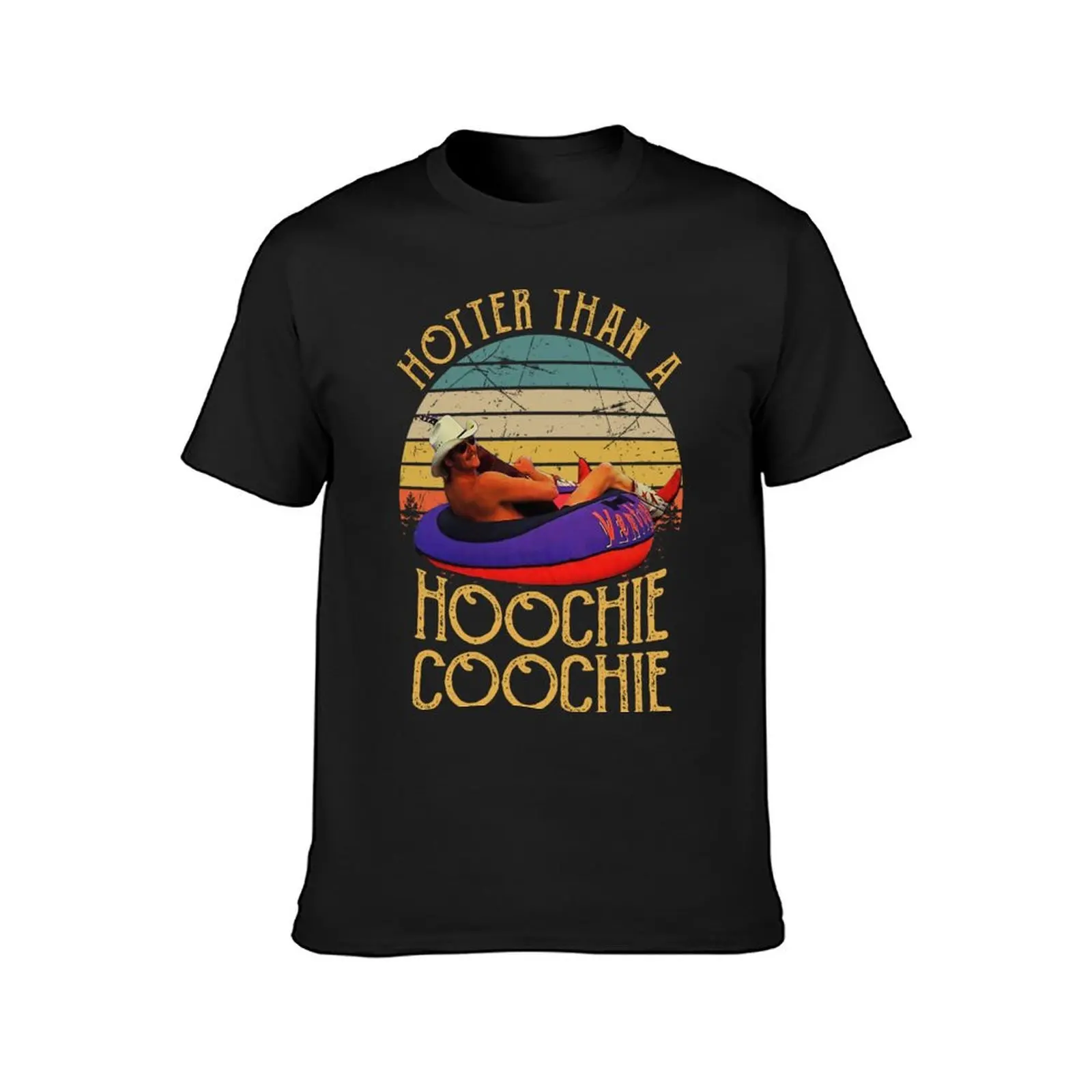 Hotter Than A Hoochie Coochie Alan Vintage Retro Style T-Shirt quick-drying customs anime clothes mens cotton t shirts