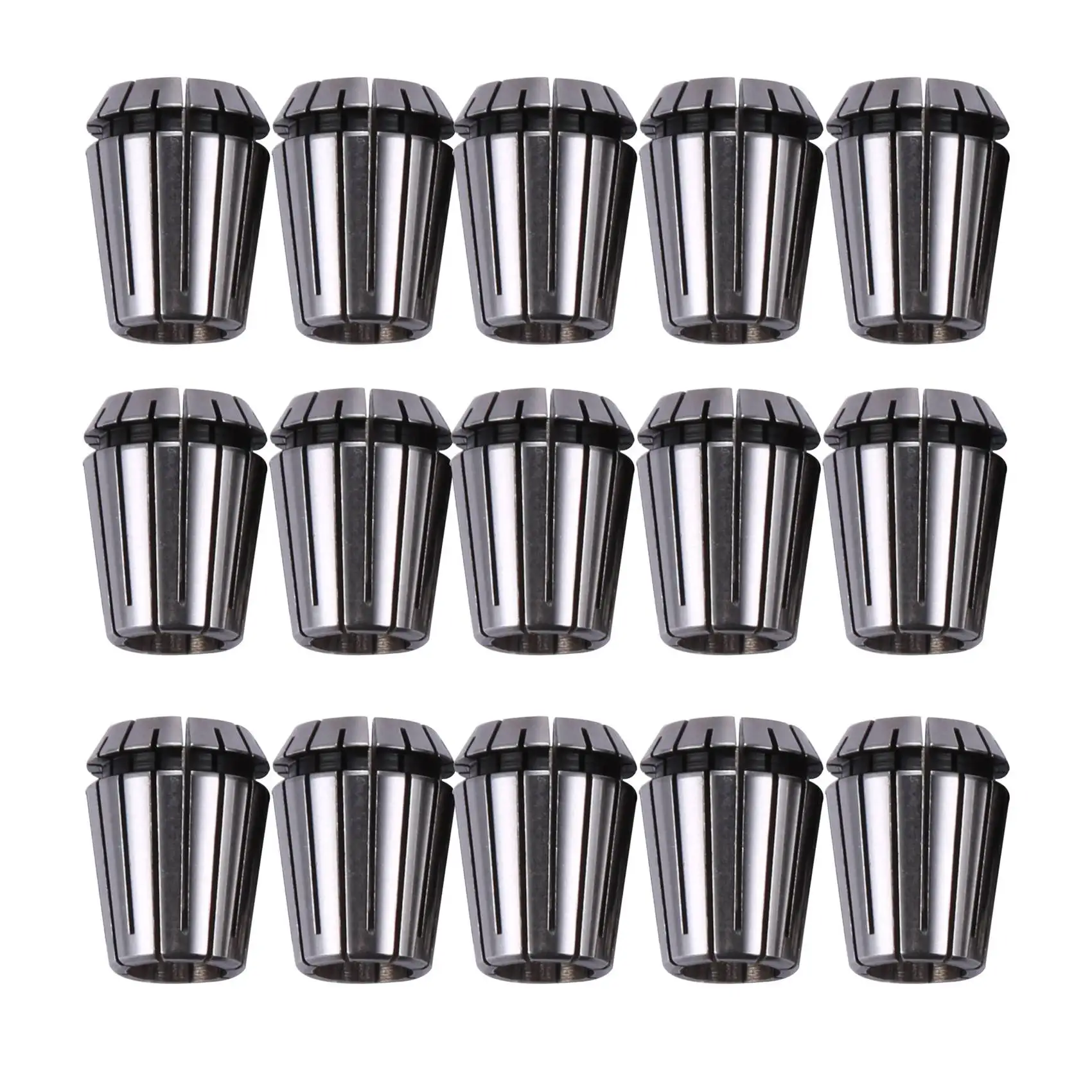 Stock Quantity 15Pcs ER25 Collet Tool Precision Spring Collet Set From 2Mm To 16Mm CNC Collet Chuck For Milling Lathe Tools And