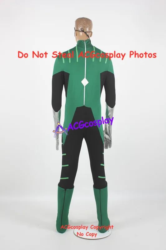 Green Lan tern Hal Jordan Cosplay Costume acgcosplay costume include boots covers and eyemask