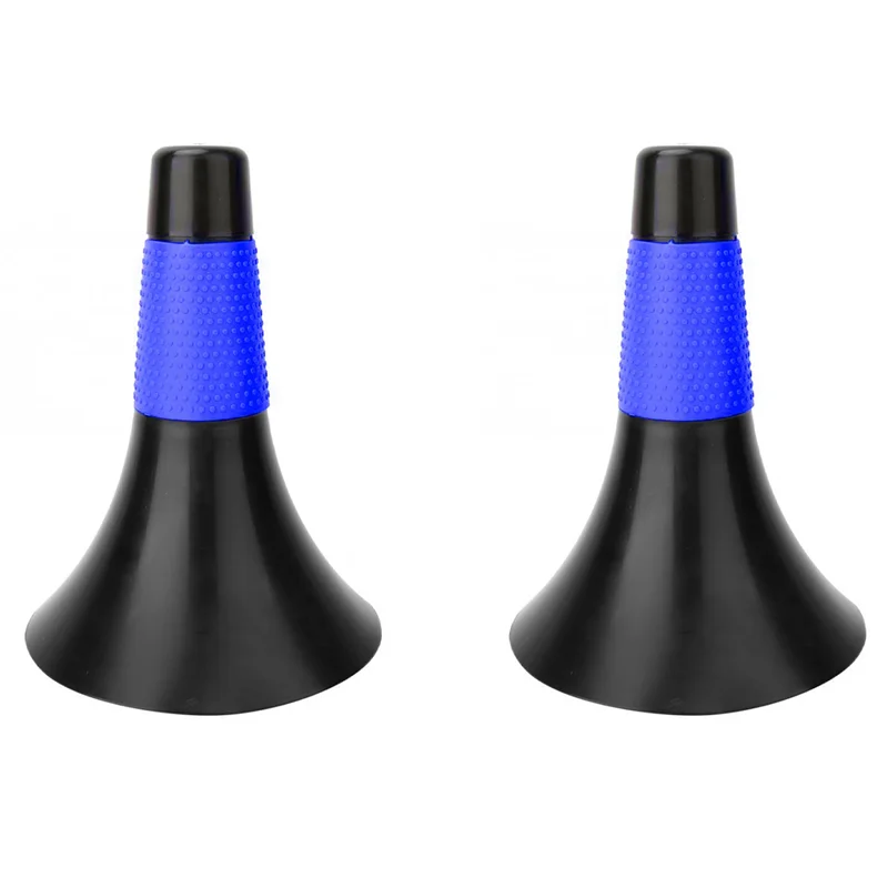 【 VERANO】2 conos de entrenamiento de fútbol, barrera de fútbol, logotipo de entrenamiento de baloncesto, barril, conos de baloncesto de fútbol al aire libre, negro y azul