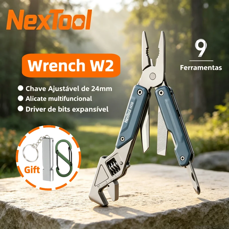 nextool-ライトレンチ-w2-8-in-1-マルチツール折りたたみプライヤー多機能スパナドライバー屋外キャンプ-edc-ハンドツール