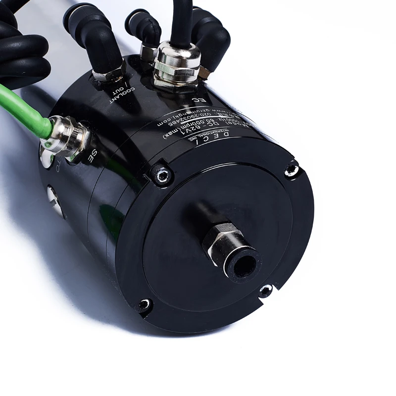 DECI ISO10 1.8KW ATC Spindle Water Cooling Metal Processing Machine Tool Spindle Motor 220V 1000Hz 0.35NM Electric CNC Spindle