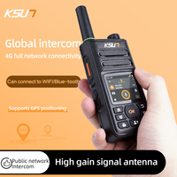 Walkie Talkie Compatible Zello APP  4g Sim Card WiFi Network Cell Phone Radio Long Range Professional Walkie Talkie KSW-ZL18