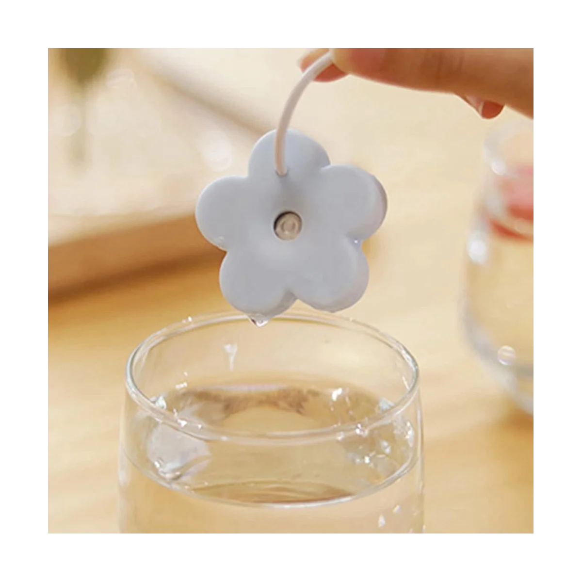 Mini umidificatore portatile con Design di tenuta del cavo USB umidificatore senza serbatoio umidificatore personale da viaggio per camera da letto bianco