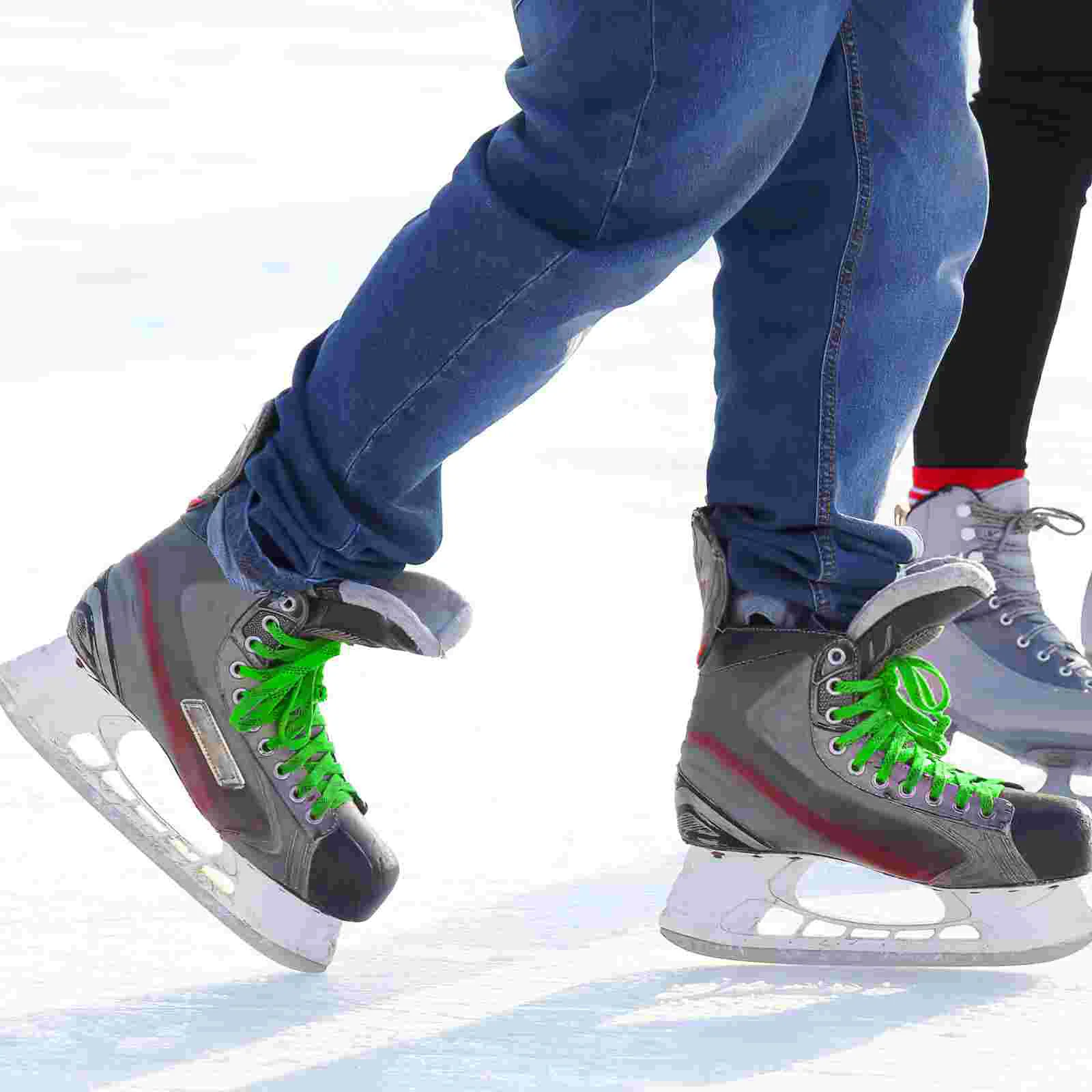 Waxed Hockey Laces Long While Skate Shoes Anti-break Shoelaces for Ice Skates Roller Man Men