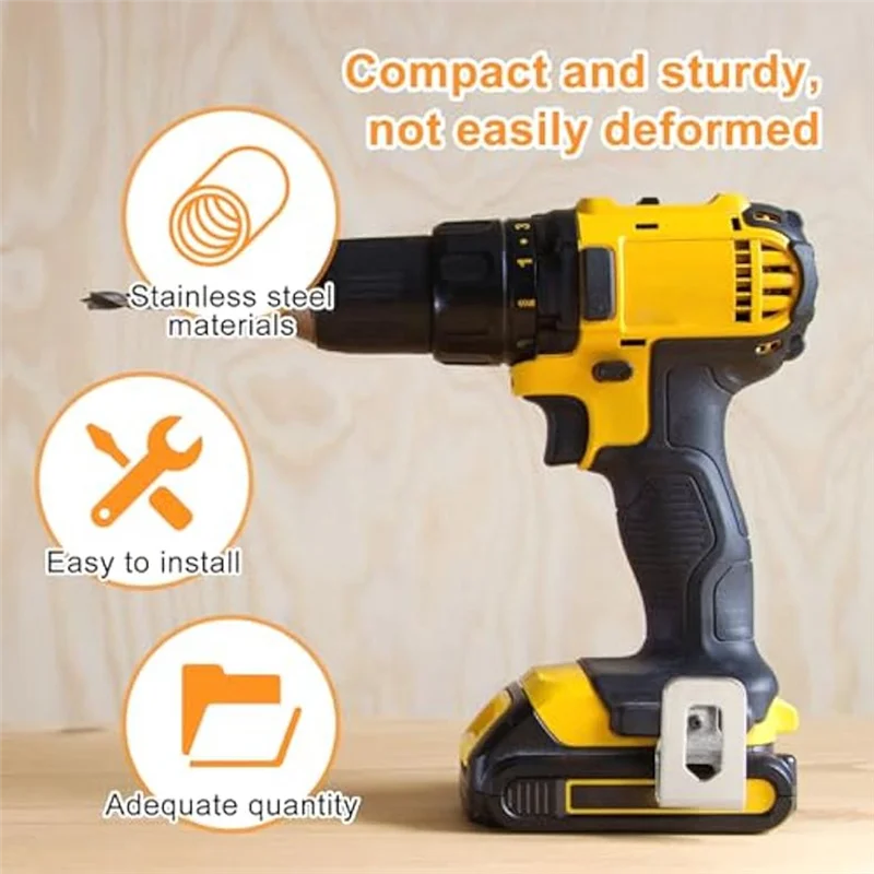 AA81-24PCS Belt Clip For Drill Clips Replacement Belt Hook Clip For N268241 For 20V MAX Tools DCD980 DCD985 DCD980L2 DCD985L2 Pa