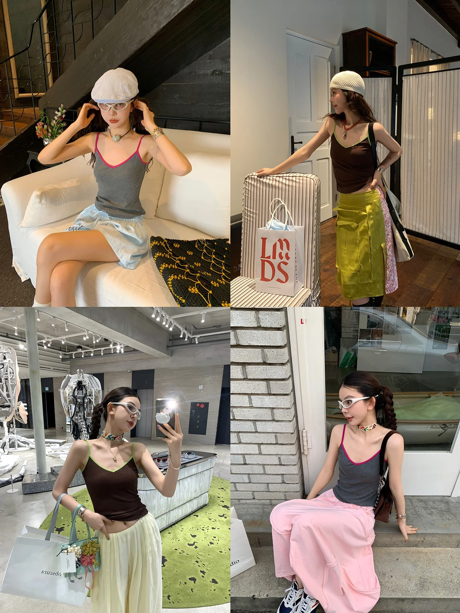 

Женский летний вязаный жилет Le Rouge с V-образным вырезом, однотонный, для повседневной носки, как нижний слой одежды