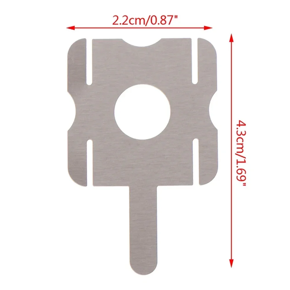 50pcs 18650 Lithium Battery Nickel Sheet U-Shaped Battery Nickel Sheet For Spot Welding Machine Batteries Connection Sheets