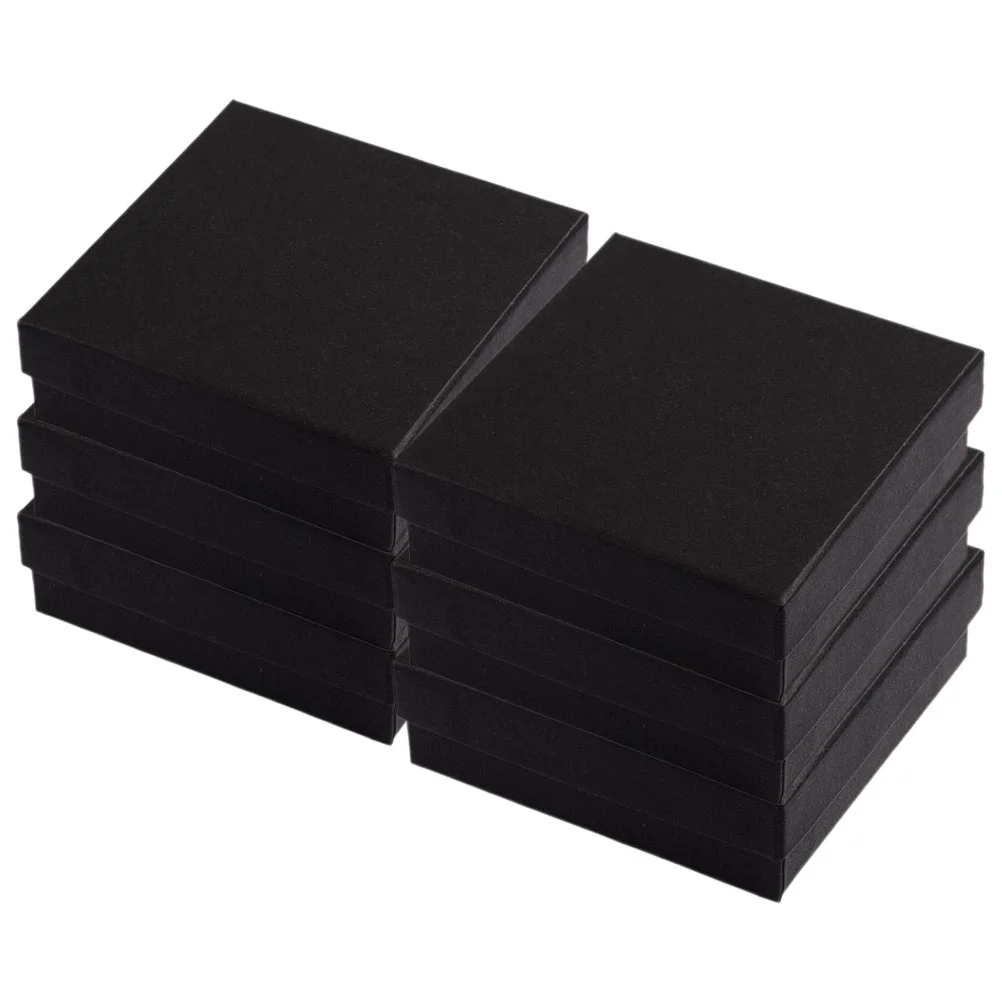 

6 Pcs Jewelry Box Gift Small Boxes For Packaging Necklace Container Bulk Black Man