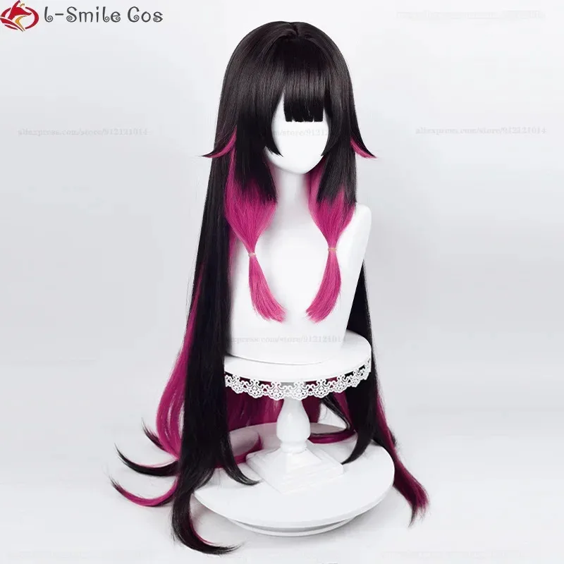 FC6Game Fatui Косплей Колумбен Парик 105 см Длинные градиентные термостойкие синтетические волосы Аниме Парики для вечеринок Кепка для парика @ FC8!