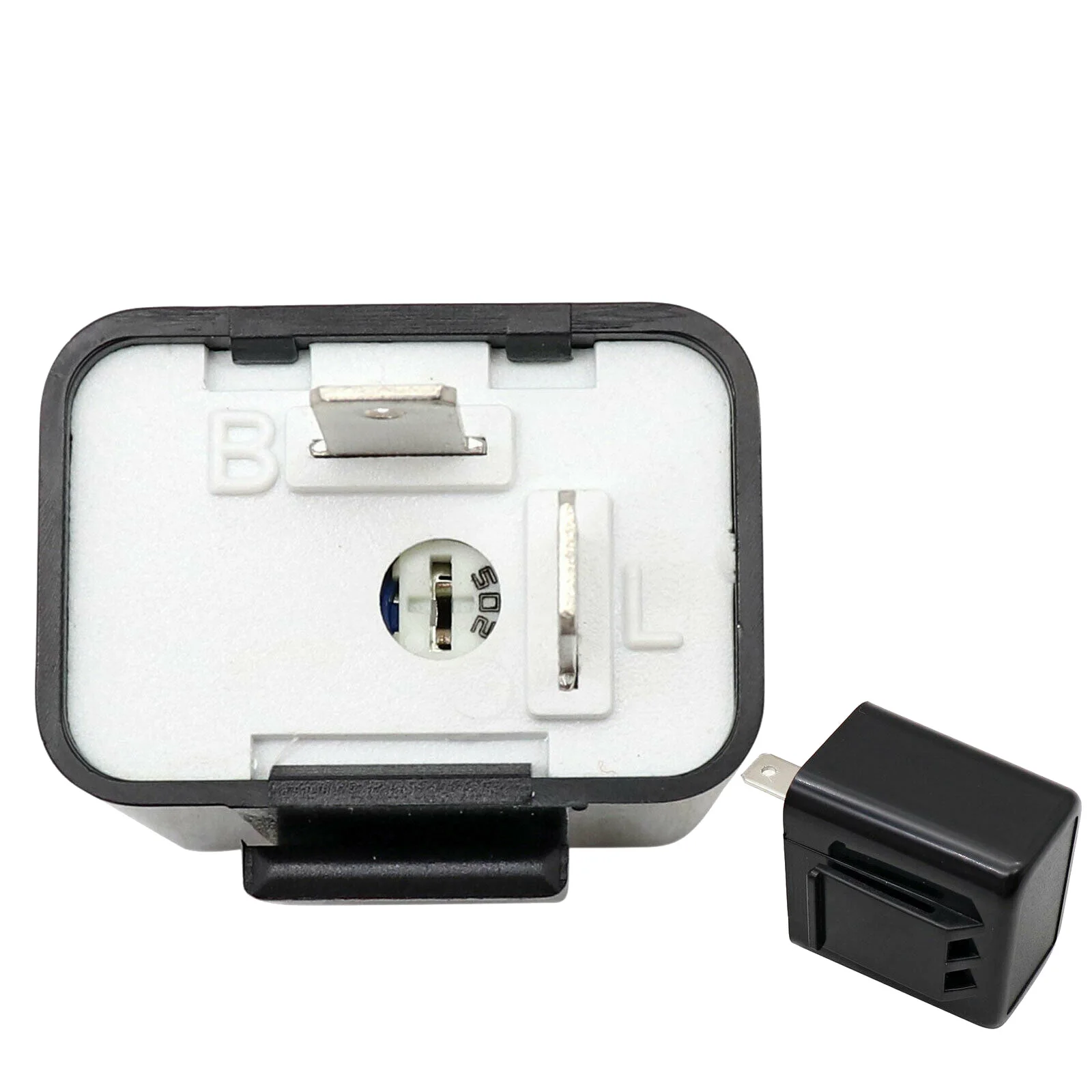 M45K-2-Pin LED Flasher Relay 12V Adjustable Frequency For Motorcycle Turn Signal Fix Blinker Lights Indicator Relays