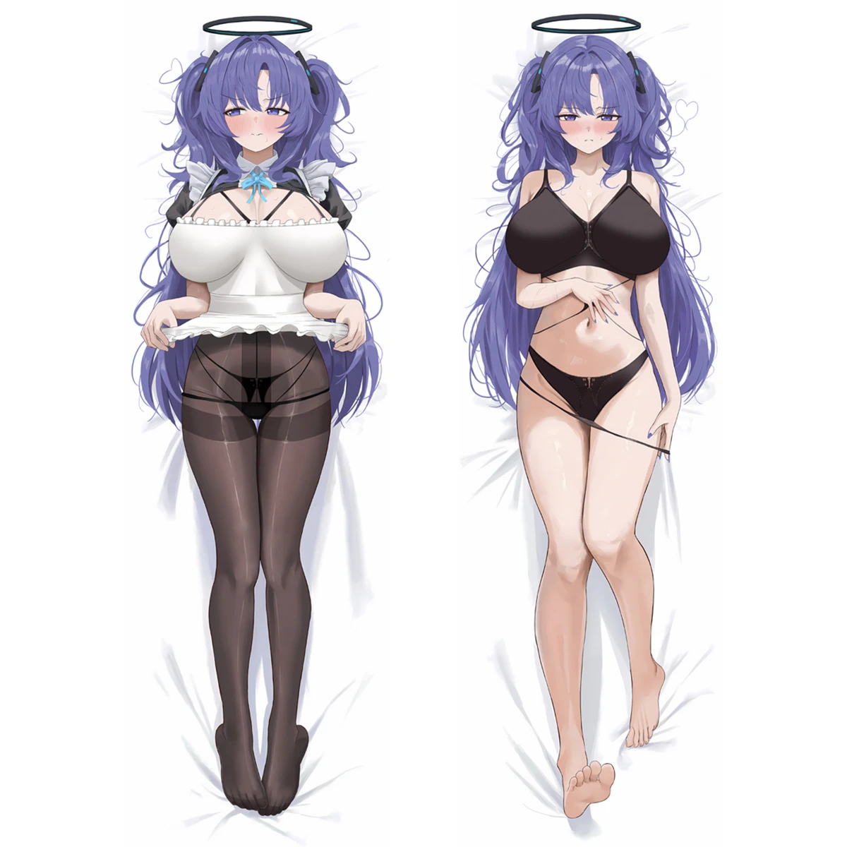 

Hayase Yuuka Dakimakura чехол аниме синяя девушка для взрослых Waifu длинная наволочка для тела больших размеров DIY индивидуальный подарок