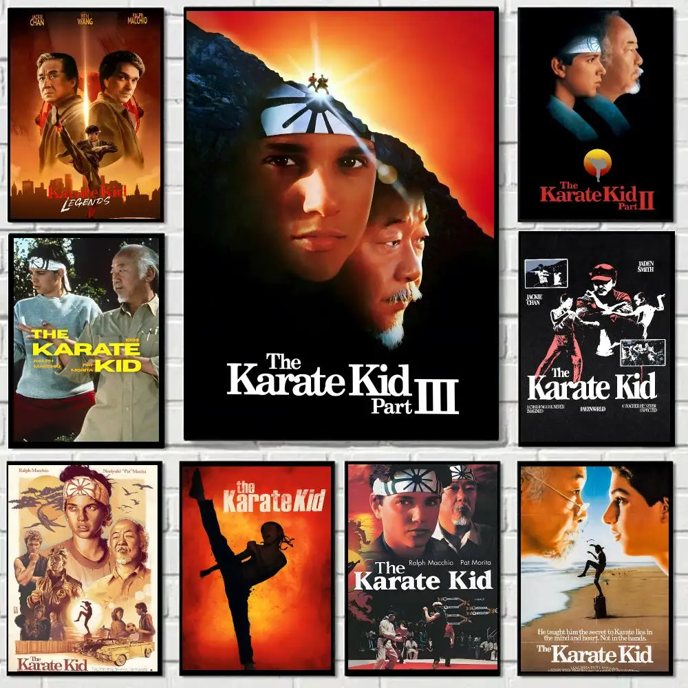 The Karate Kid movie Poster Self-adhesive Advanced Aesthetic Printing Paper Wall Art for Living Room Home Decor