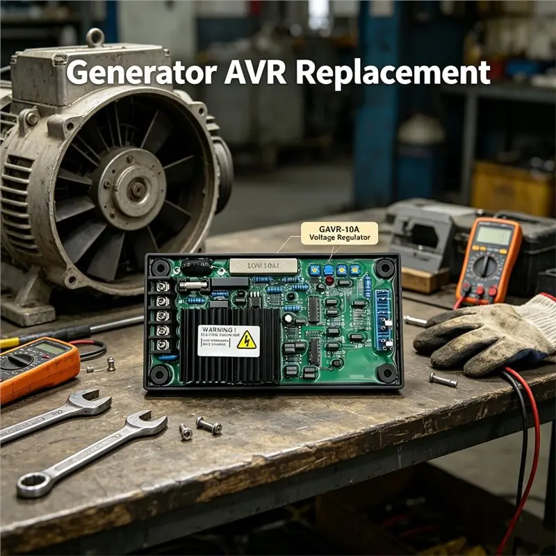 AT51-GAVR-10A Automatic Voltage Regulator (AVR) Circuit Board - Brushless Generator Board Power Generation Set Accessories