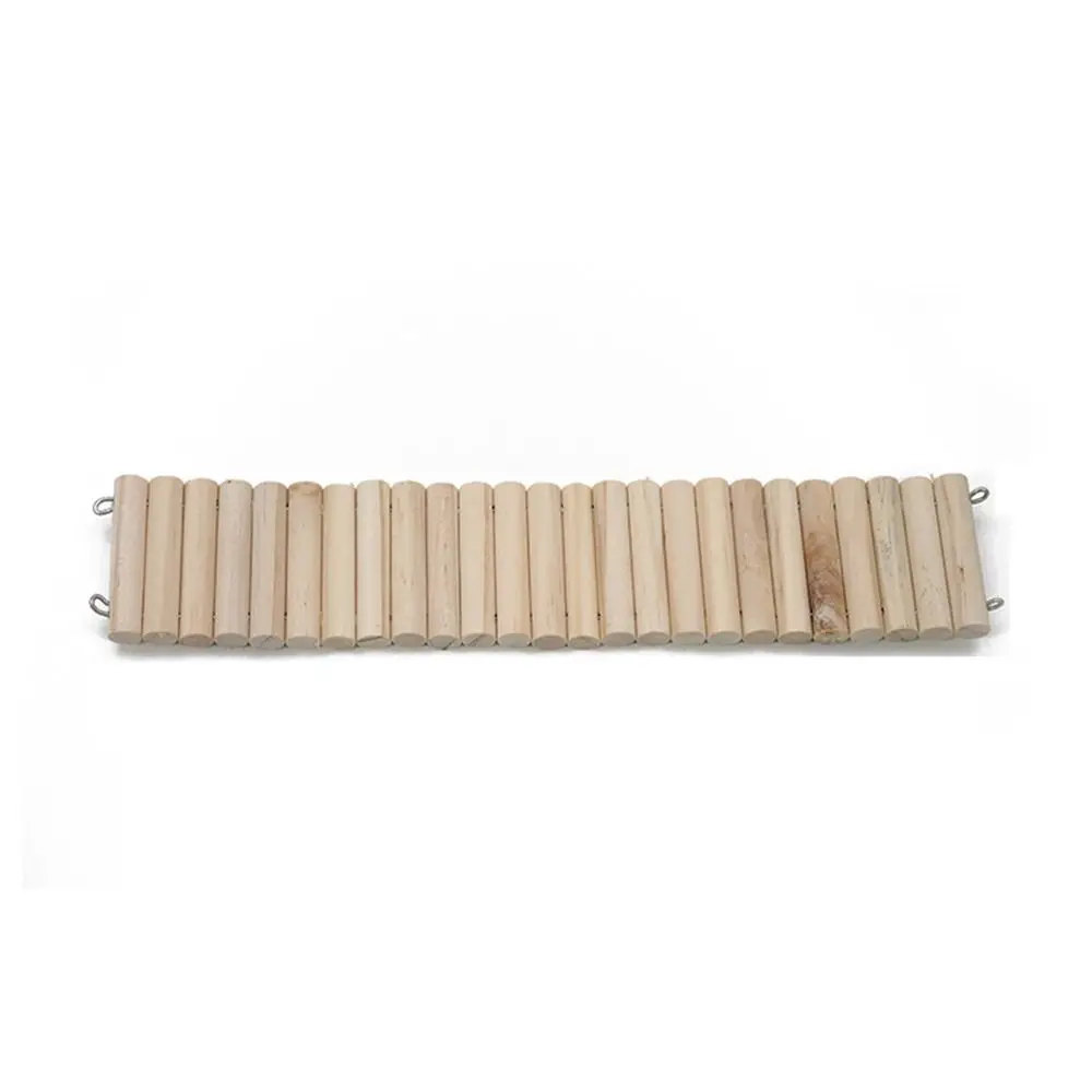 Buigbare Hamster Klimladder Houten Multifunctionele Hamsterhabitat Speelgoedkooi Decoratie Eenvoudig Te Installeren