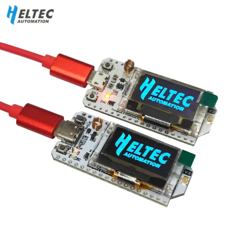 Макетная плата для Arduino 2 шт. IOT 433-510 868 МГц-928 МГц SX1276 ESP32 LoRa 0,96 дюйма синий OLED дисплей WIFI Lora 32 V3