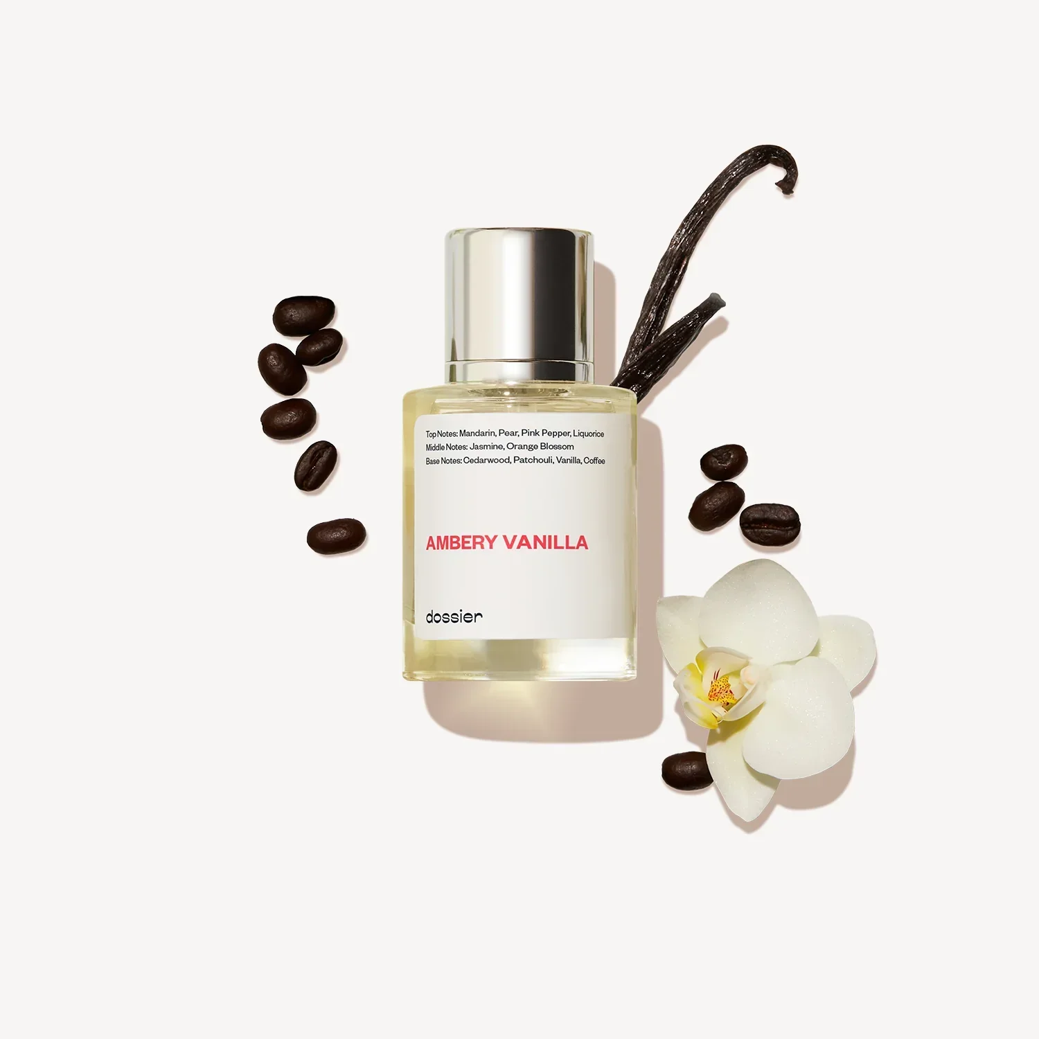 

Dossier Ambery Vanilla Eau De Parfum, 1,7 унции, 50 мл — стойкий теплый сладкий парфюм унисекс, подарок на Хэллоуин, Рождество