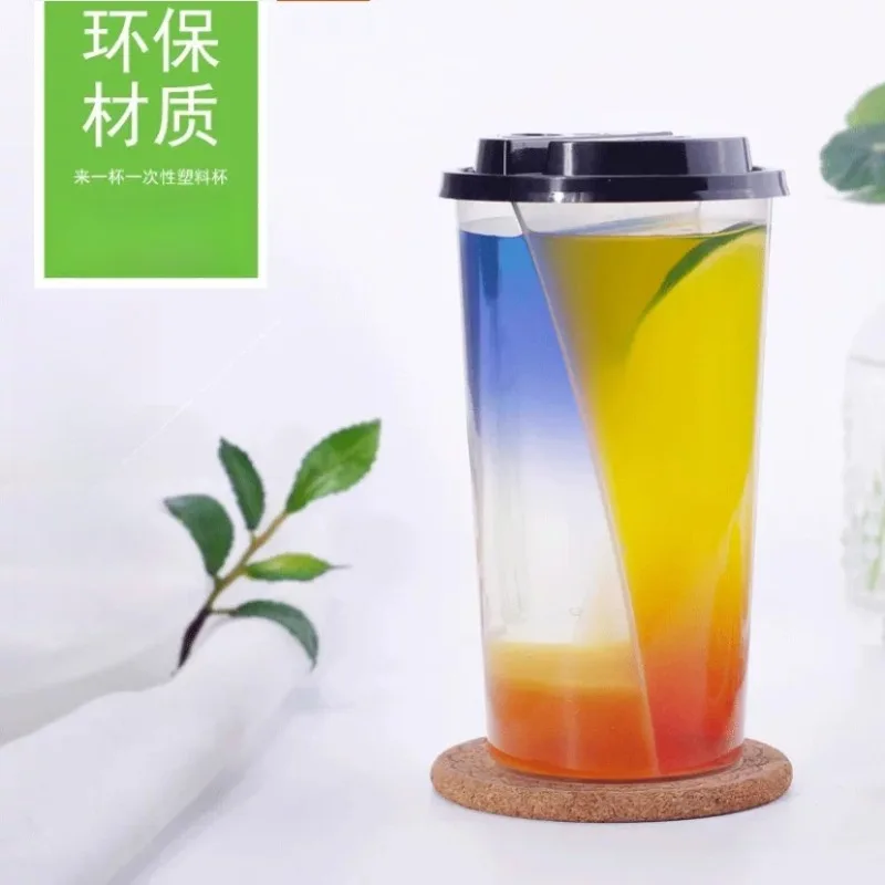 Double-Piece Mandarin Duck Milky Tea Cup Two-in-One  Thickened Couple Double
