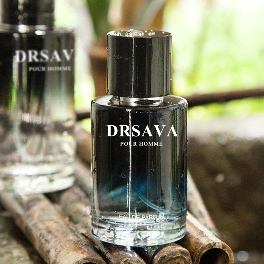 50ML 1.7FL.OZ DRSAVA Fougere Parfum untuk pria, Feronomas Lavender aroma Cedar, tahan lama Parfum de Parfum Hombre