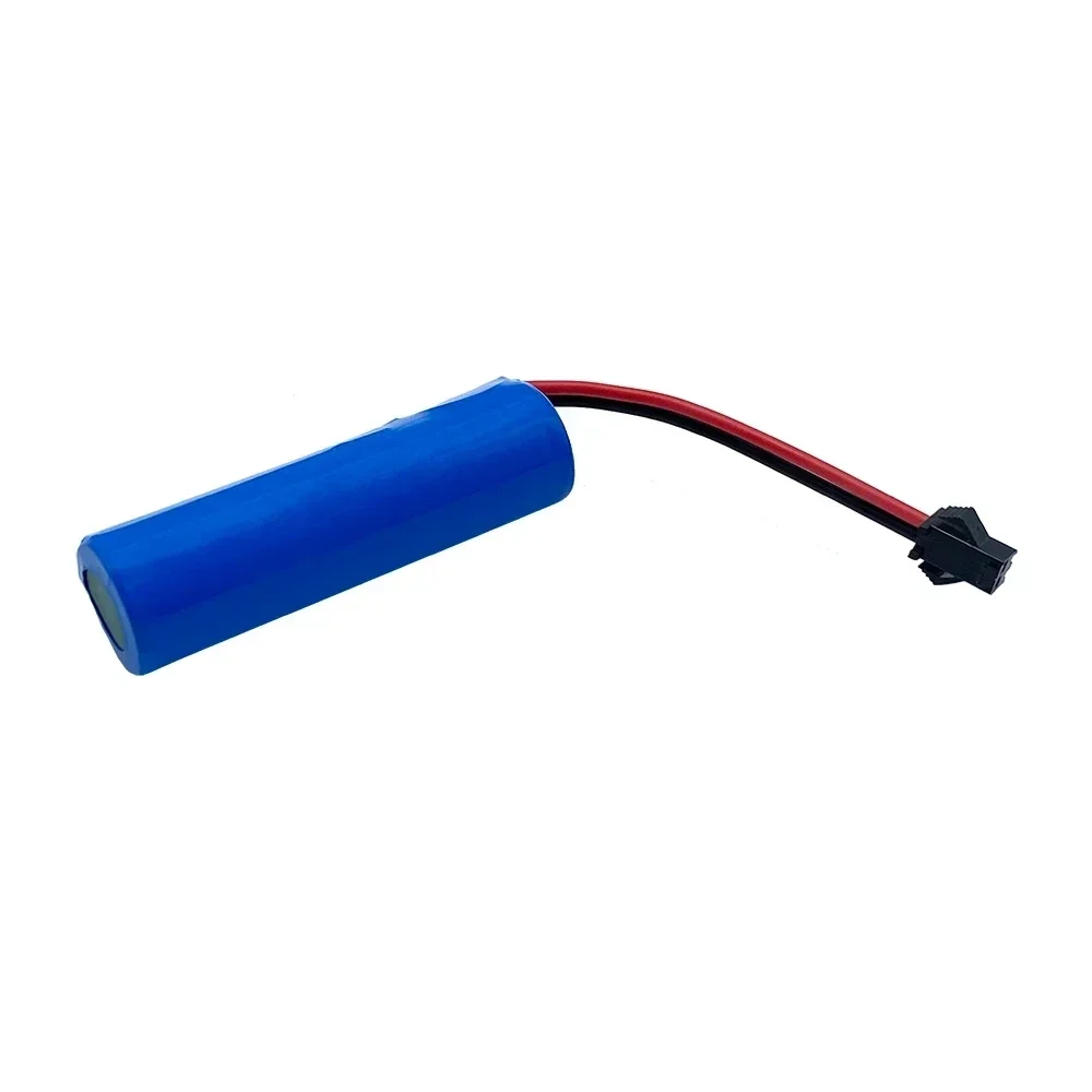 3.7V  18650 3500mAh lithium ion rechargeable battery, with replacement socket and SM interface line for emergency lighting