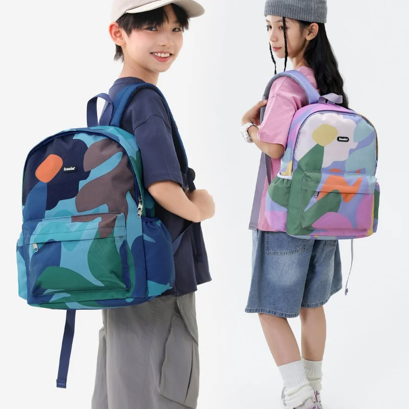 

Original Printed Series Backpack For Elementary School Outdoor Lightweight Large Capacity Backpack Trendy Boys And Girls Gift
