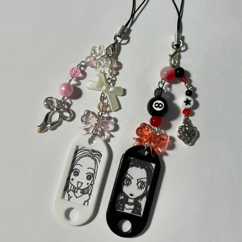 Nana Hachi matching phone charms y2k keychain cute handmade